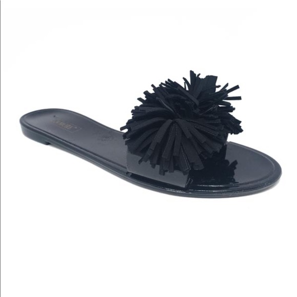 Shoes - NEW JELLY BLACK SANDALS!